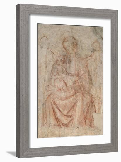 Virgin and Child-Sandro Botticelli-Framed Giclee Print