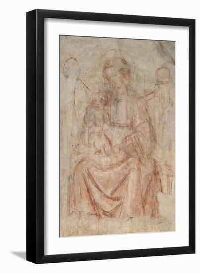 Virgin and Child-Sandro Botticelli-Framed Giclee Print