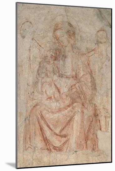 Virgin and Child-Sandro Botticelli-Mounted Giclee Print