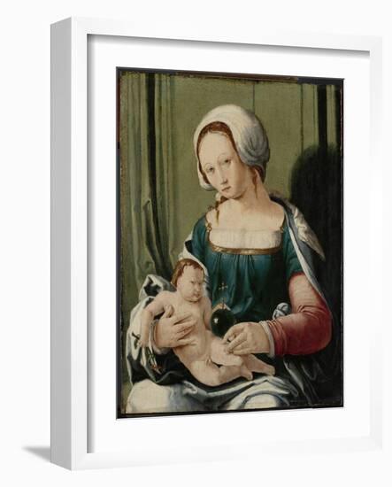 Virgin and Child-Lucas van Leyden-Framed Art Print