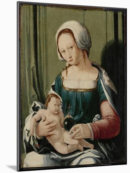 Virgin and Child-Lucas van Leyden-Mounted Art Print