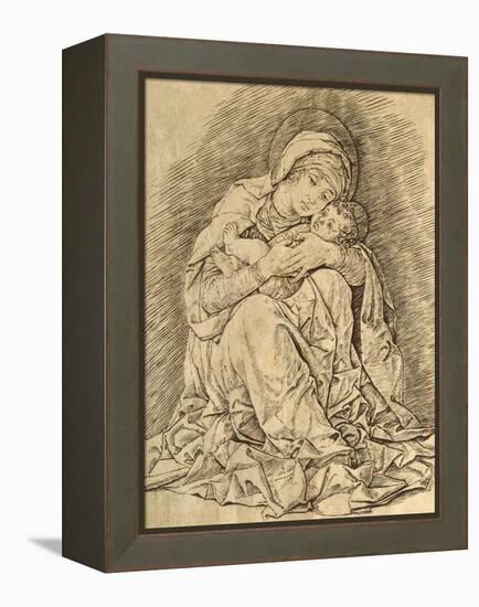 Virgin and Child-Andrea Mantegna-Framed Premier Image Canvas