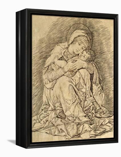 Virgin and Child-Andrea Mantegna-Framed Premier Image Canvas