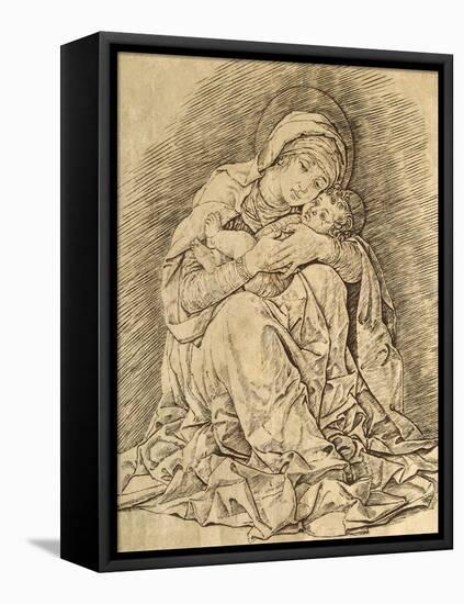 Virgin and Child-Andrea Mantegna-Framed Premier Image Canvas