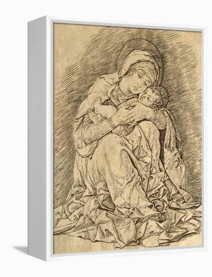 Virgin and Child-Andrea Mantegna-Framed Premier Image Canvas