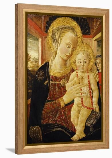 Virgin and Child-Francesco Di Stefano Pesellino-Framed Premier Image Canvas