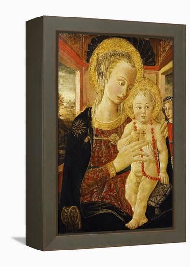 Virgin and Child-Francesco Di Stefano Pesellino-Framed Premier Image Canvas