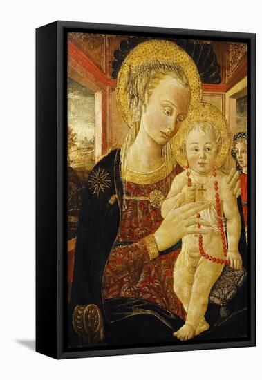 Virgin and Child-Francesco Di Stefano Pesellino-Framed Premier Image Canvas