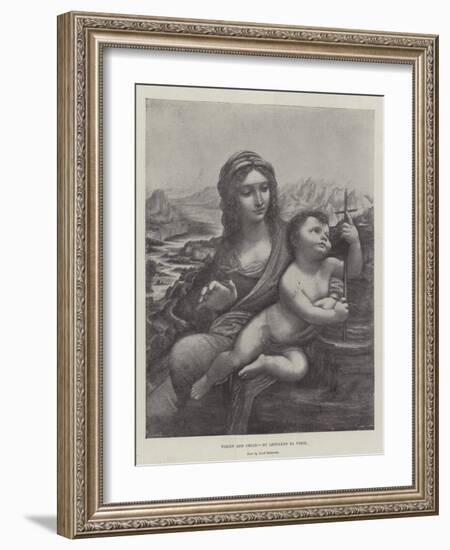 Virgin and Child-Leonardo da Vinci-Framed Giclee Print