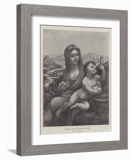 Virgin and Child-Leonardo da Vinci-Framed Giclee Print