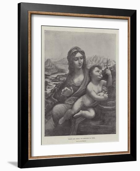 Virgin and Child-Leonardo da Vinci-Framed Giclee Print