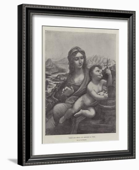 Virgin and Child-Leonardo da Vinci-Framed Giclee Print