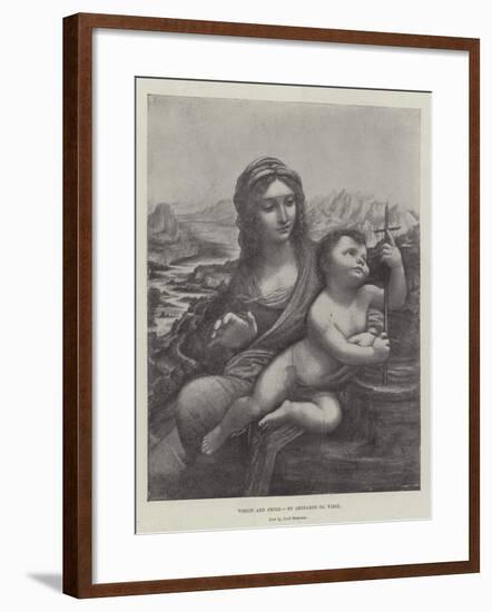 Virgin and Child-Leonardo da Vinci-Framed Giclee Print