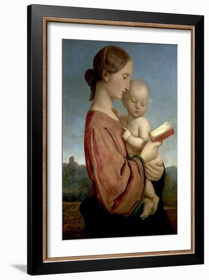 Virgin and Child-William Dyce-Framed Giclee Print