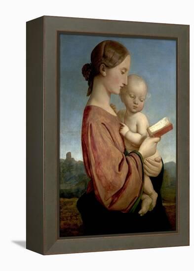 Virgin and Child-William Dyce-Framed Premier Image Canvas