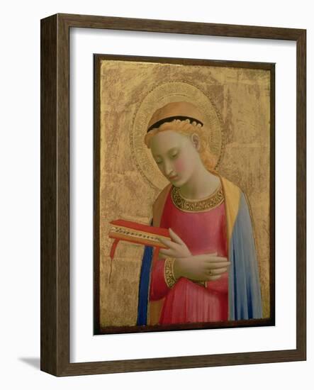 Virgin Annunciate, 1450-55 (Gold Leaf and Tempera on Wood Panel) (See also 139311)-Fra Angelico-Framed Giclee Print