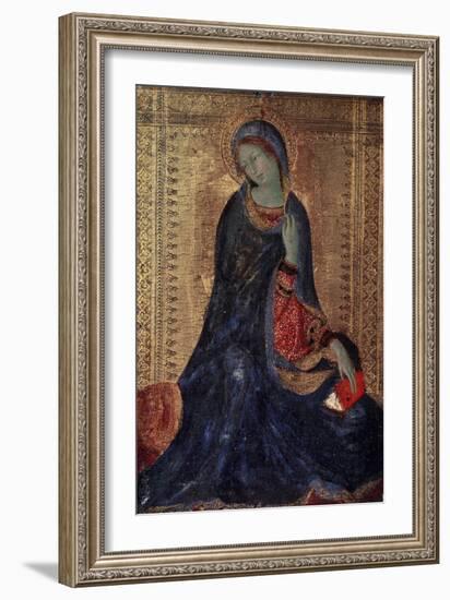 Virgin Annunciate, C1340-C1344-Simone Martini-Framed Giclee Print