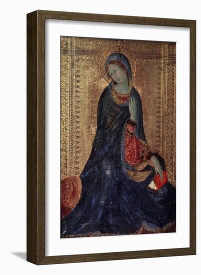 Virgin Annunciate, C1340-C1344-Simone Martini-Framed Giclee Print