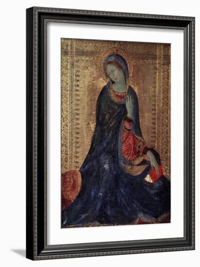 Virgin Annunciate, C1340-C1344-Simone Martini-Framed Giclee Print