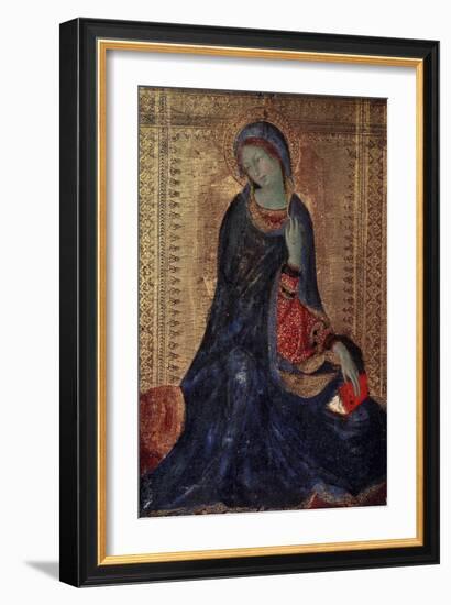 Virgin Annunciate, C1340-C1344-Simone Martini-Framed Giclee Print