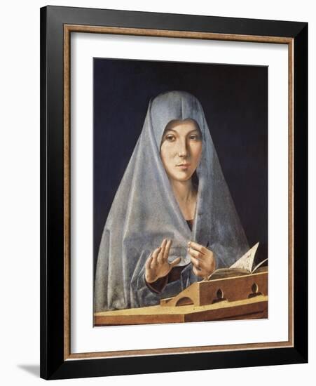 Virgin Annunciate-Antonello da Messina-Framed Art Print