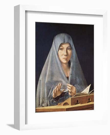 Virgin Annunciate-Antonello da Messina-Framed Art Print