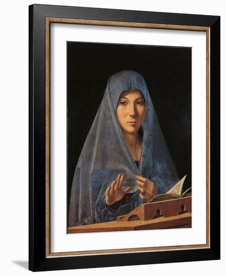 Virgin Annunciate-Antonello da Messina-Framed Art Print