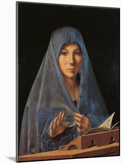 Virgin Annunciate-Antonello da Messina-Mounted Art Print