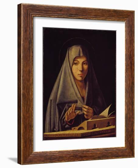 Virgin Annunciate-Antonello da Messina-Framed Giclee Print