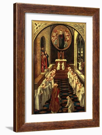 Virgin Appears to a Community-Pedro Berruguete-Framed Giclee Print