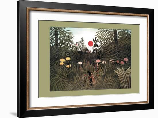 Virgin Forest-Henri Rousseau-Framed Art Print