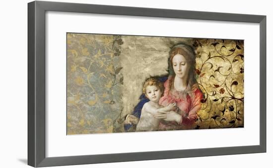 Virgin Mary (After Bronzino)-Simon Roux-Framed Art Print