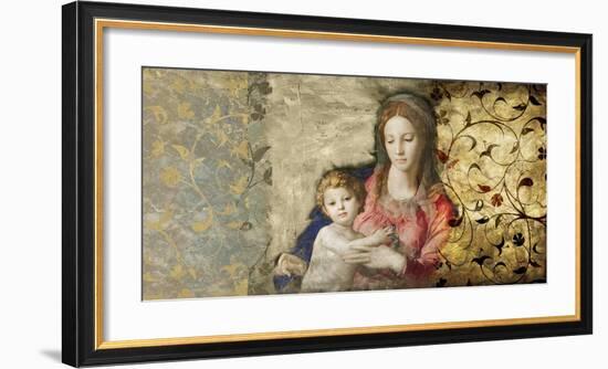 Virgin Mary (After Bronzino)-Simon Roux-Framed Art Print