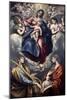 Virgin Mary and Child with St. Agnes and St. Martina, 1597-159-El Greco-Mounted Giclee Print