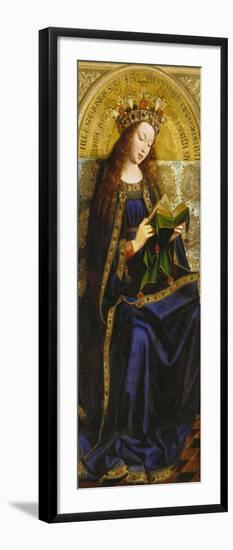 Virgin Mary. Copy after Van Eyck (Ghent Altarpiece)-Michiel Coxcie-Framed Giclee Print