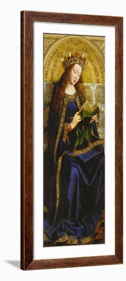 Virgin Mary. Copy after Van Eyck (Ghent Altarpiece)-Michiel Coxcie-Framed Giclee Print