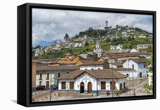 Virgin Mary De Quito Statue, El Panecillo Hill, Quito, Pichincha Province, Ecuador, South America-Gabrielle and Michael Therin-Weise-Framed Premier Image Canvas