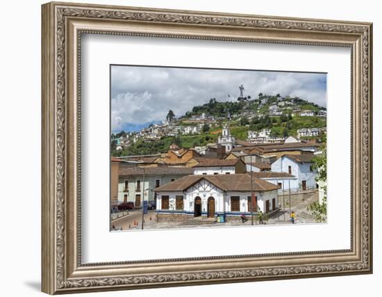 Virgin Mary De Quito Statue, El Panecillo Hill, Quito, Pichincha Province, Ecuador, South America-Gabrielle and Michael Therin-Weise-Framed Photographic Print