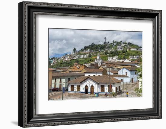 Virgin Mary De Quito Statue, El Panecillo Hill, Quito, Pichincha Province, Ecuador, South America-Gabrielle and Michael Therin-Weise-Framed Photographic Print