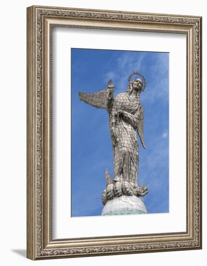 Virgin Mary De Quito Statue, El Panecillo Hill, Quito, Pichincha Province, Ecuador, South America-Gabrielle and Michael Therin-Weise-Framed Photographic Print