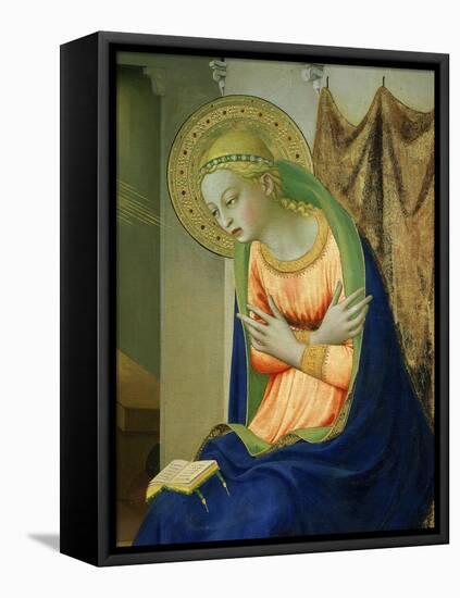 Virgin Mary, from Annunciation Altarpiece, 1430-35 (Detail)-Fra Angelico-Framed Premier Image Canvas