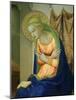 Virgin Mary, from Annunciation Altarpiece, 1430-35 (Detail)-Fra Angelico-Mounted Giclee Print