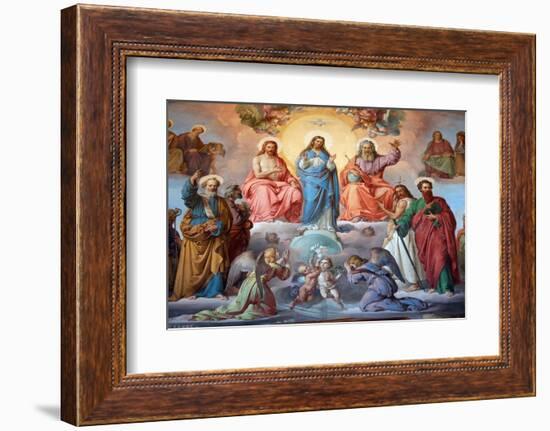 Virgin Mary, Jesus and God, Vatican Museum, Vatican, Rome, Lazio-Godong-Framed Photographic Print