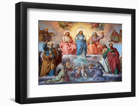 Virgin Mary, Jesus and God, Vatican Museum, Vatican, Rome, Lazio-Godong-Framed Photographic Print