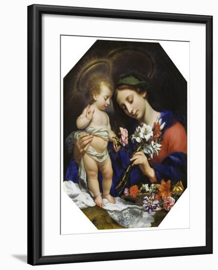 Virgin Mary with the Infant Christ, 1649-Carlo Dolci-Framed Giclee Print