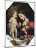 Virgin Mary with the Infant Christ, 1649-Carlo Dolci-Mounted Giclee Print