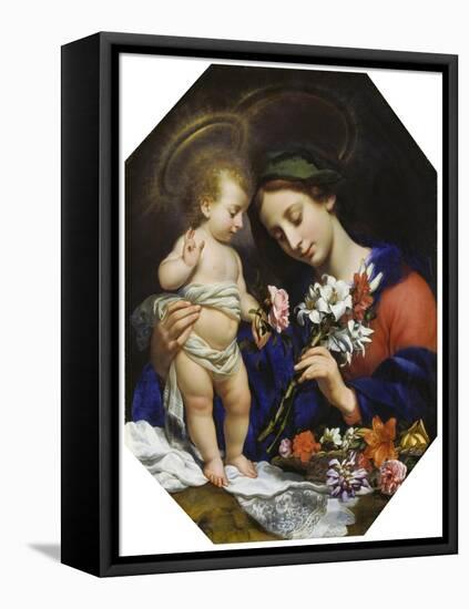 Virgin Mary with the Infant Christ, 1649-Carlo Dolci-Framed Premier Image Canvas