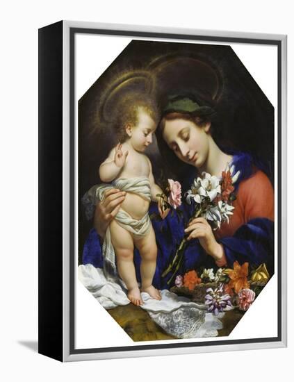 Virgin Mary with the Infant Christ, 1649-Carlo Dolci-Framed Premier Image Canvas