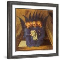 Virgin Mary Worshipping the Infant Jesus, 1435-Stephan Lochner-Framed Giclee Print