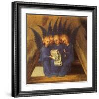 Virgin Mary Worshipping the Infant Jesus, 1435-Stephan Lochner-Framed Giclee Print